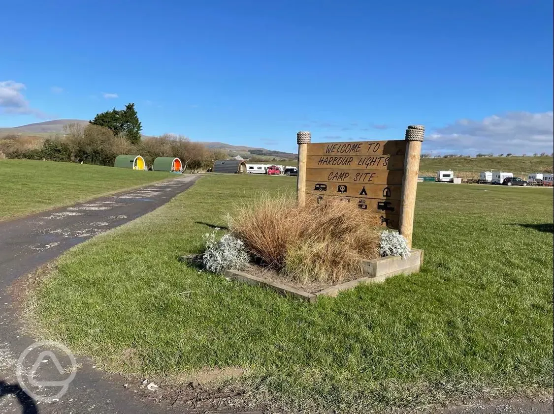 Entrance to the site