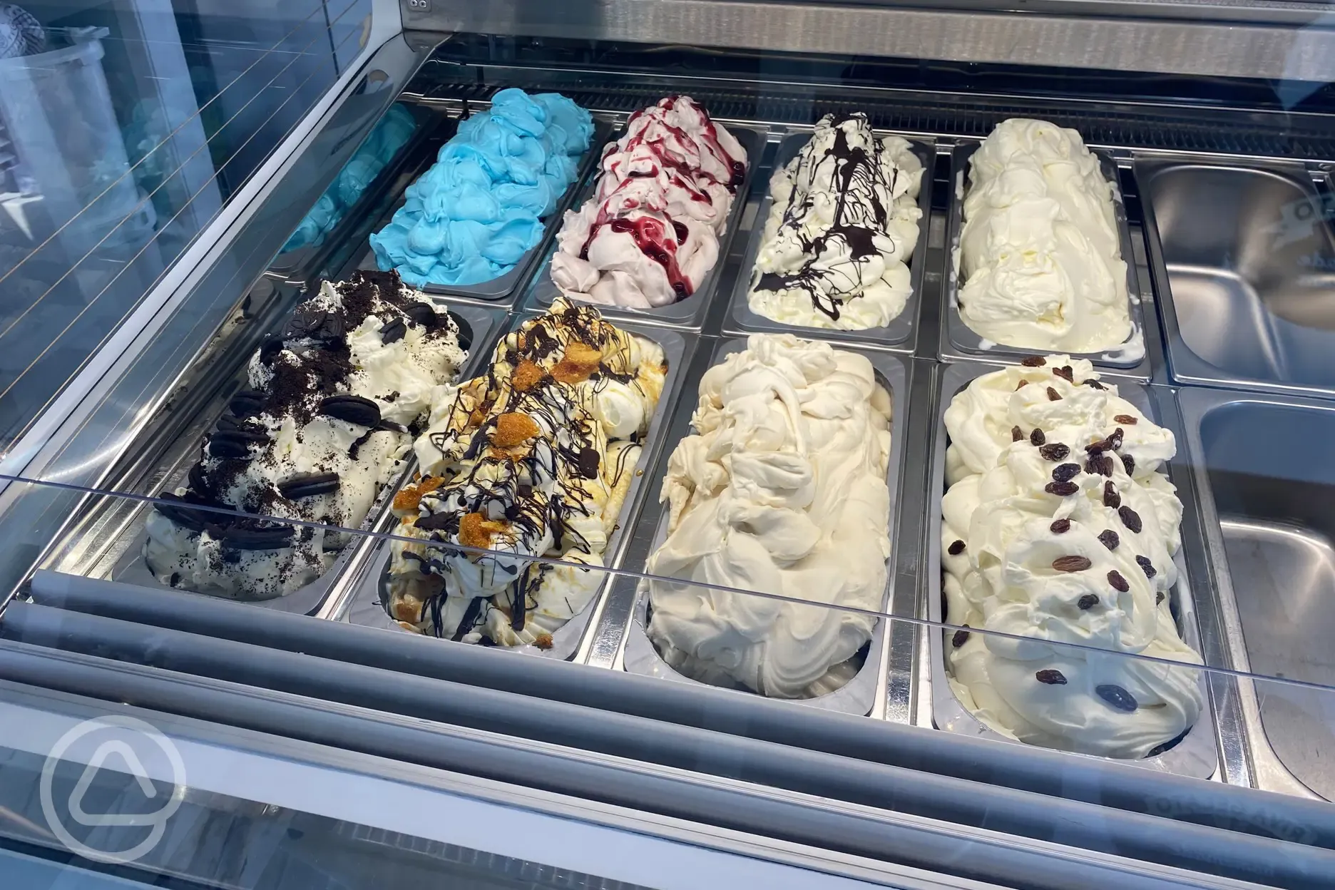 Riva Gelato ice cream available onsite