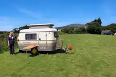 Caravan on non electric grass pitches (7m x 3.5m)