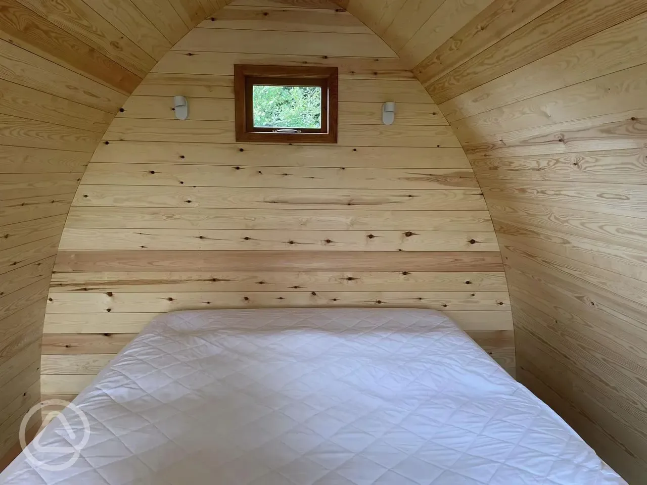 Camping pod (2 person) interior