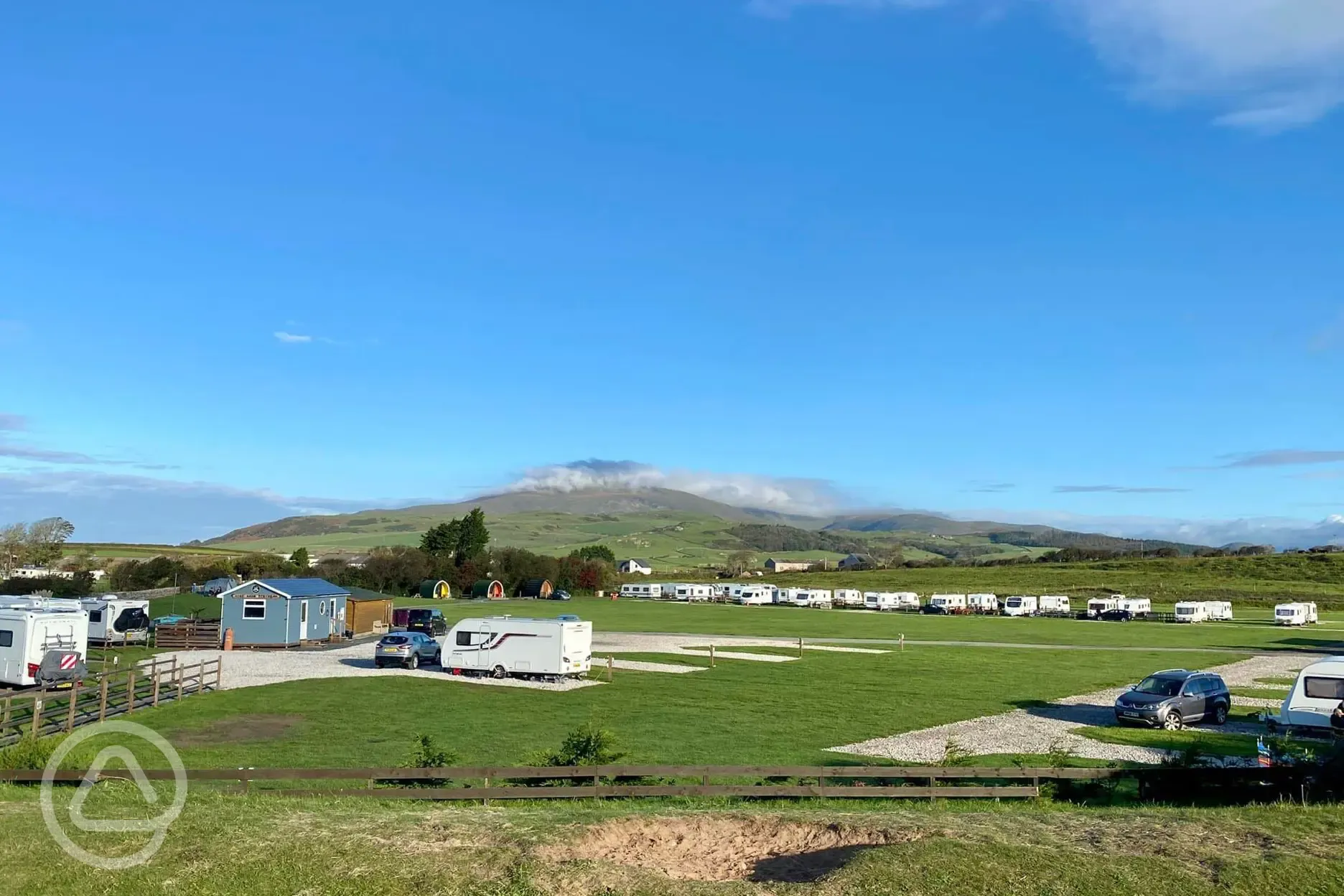 Electric hardstanding pitches overview 