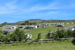 Electric hardstanding pitches with awning space