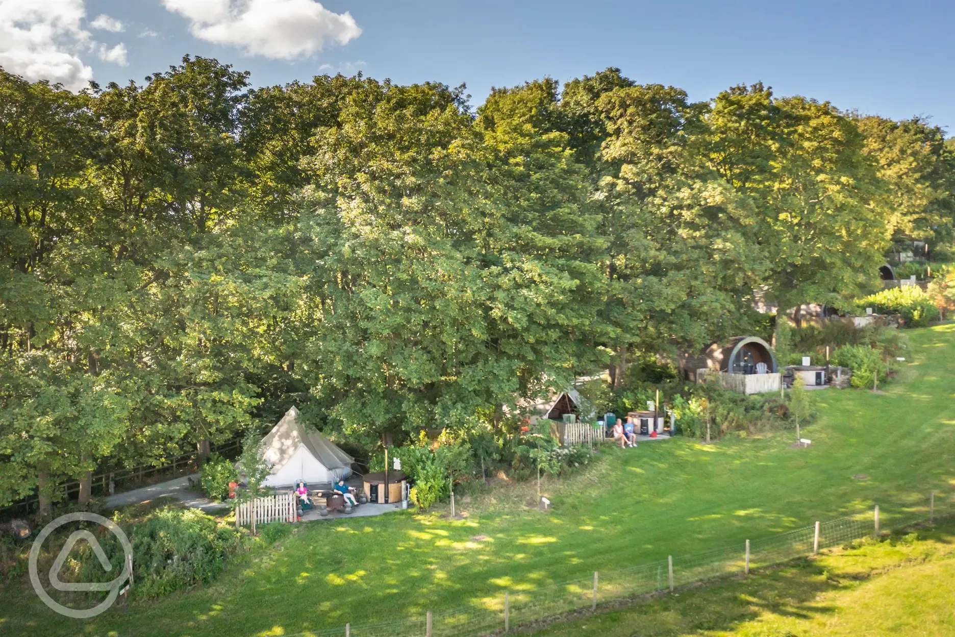 Luxury bell tents