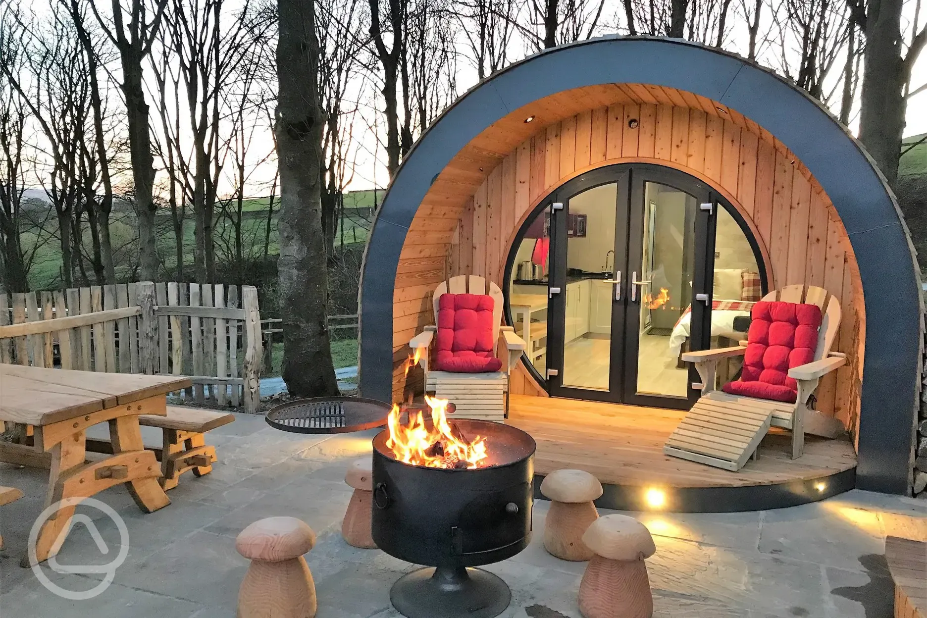 Luxury timber pod