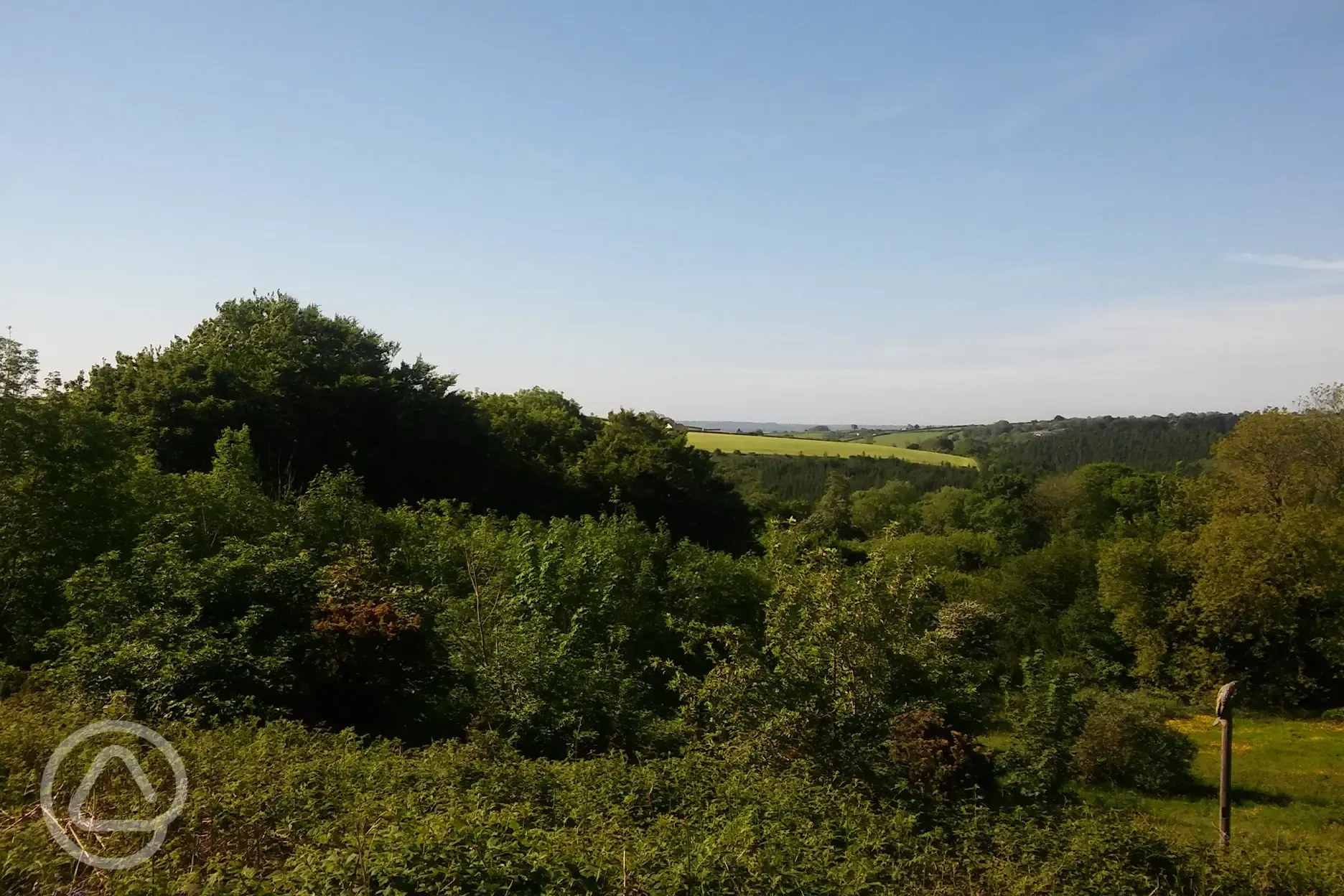 View from the stone circle field