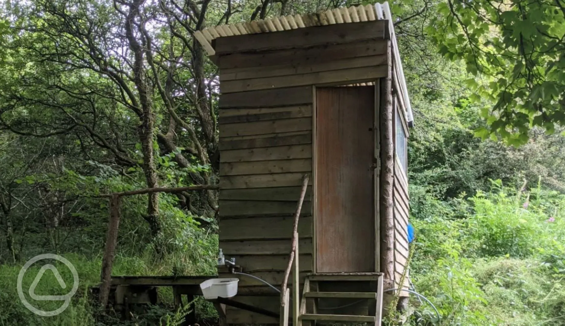 Toilet at Coed Temple Druid