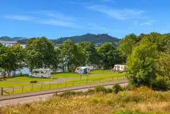 Electric hardstanding lochside pitches