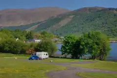 Electric hardstanding lochside pitches