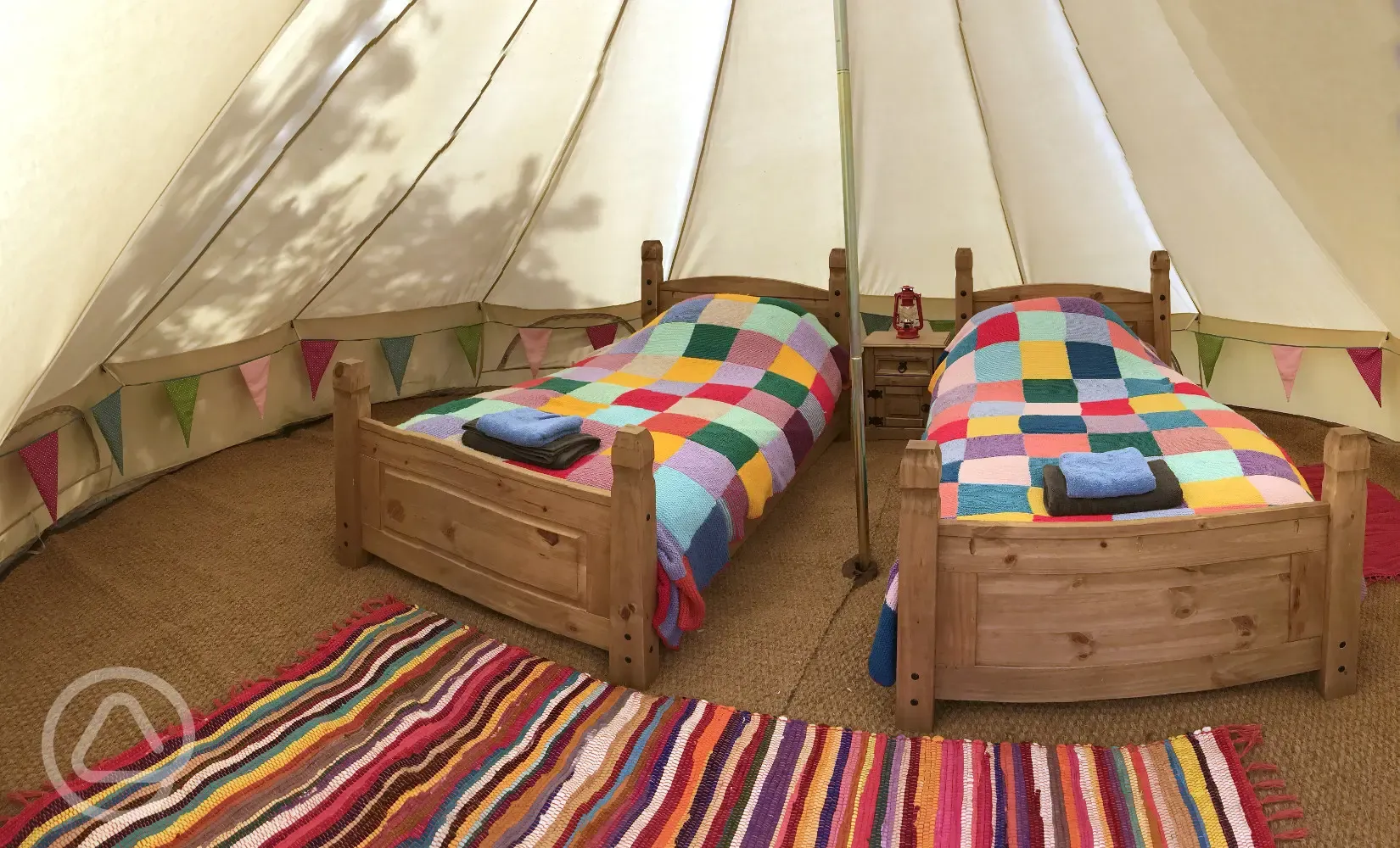 Inside the Bell Tent