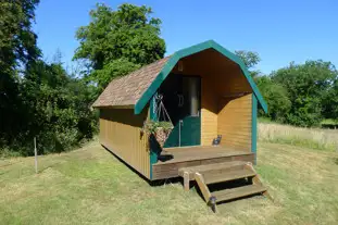 Cwt Gwyrdd Shepherd's Hut and Pod Glamping, Pontyglasier, Crymych, Pembrokeshire (10.2 miles)