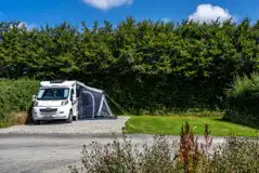 Fully serviced hardstanding pitch with 16 amp metered electric