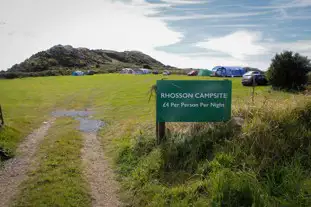 Rhosson Campsite, St Davids, Pembrokeshire (4.5 miles)