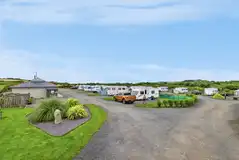 Overview of the hardstanding pitches