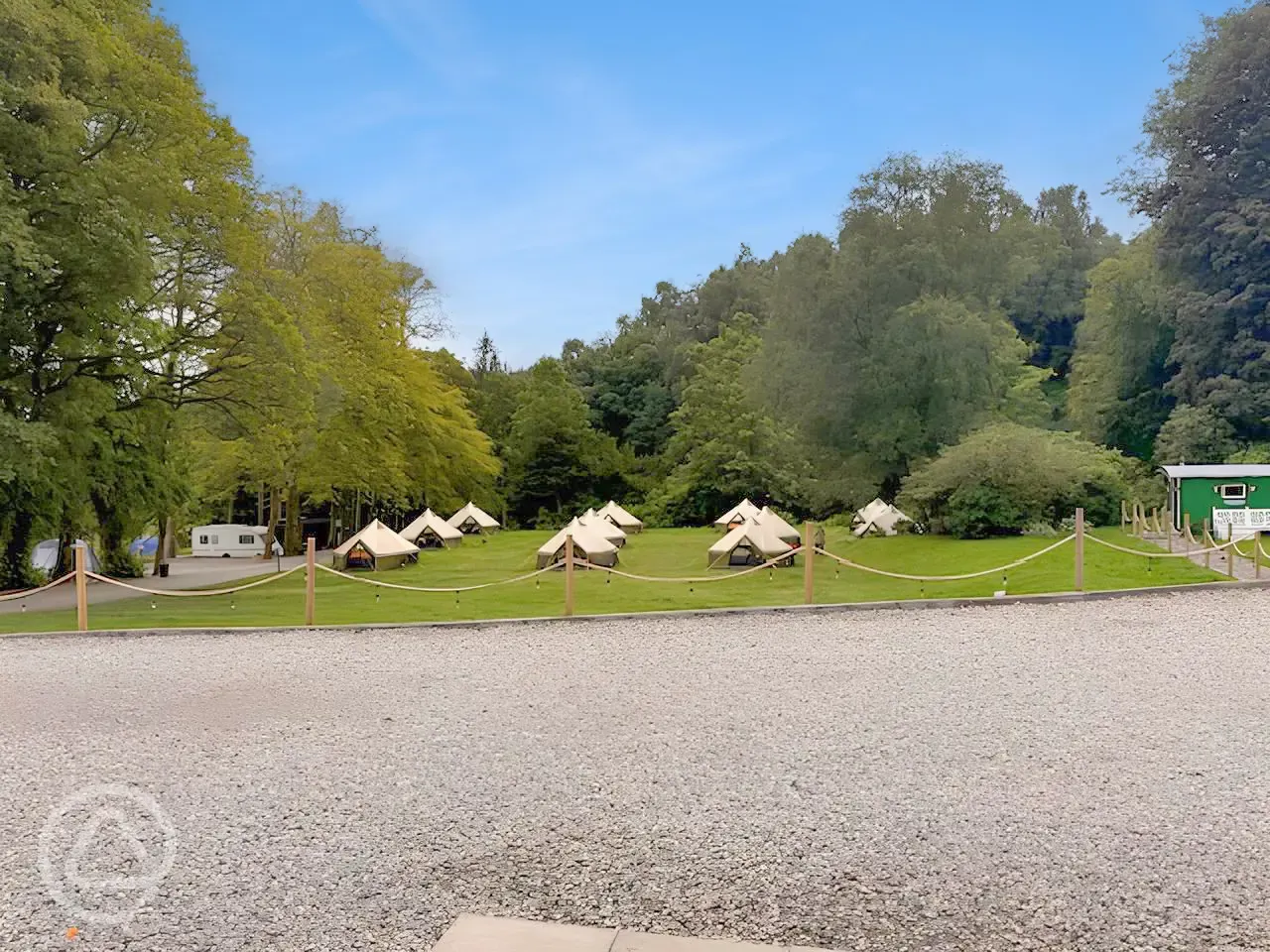 Bell tent area at West Highland Way
