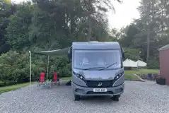 Electric hardstanding pitches with awning space Electric hardstanding pitches with awning space