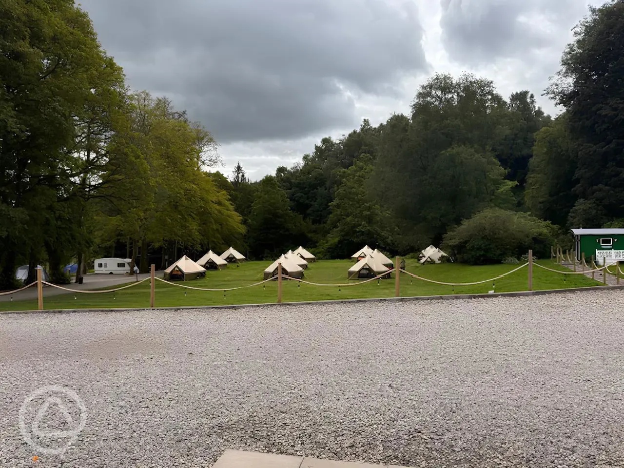 Bell tent area