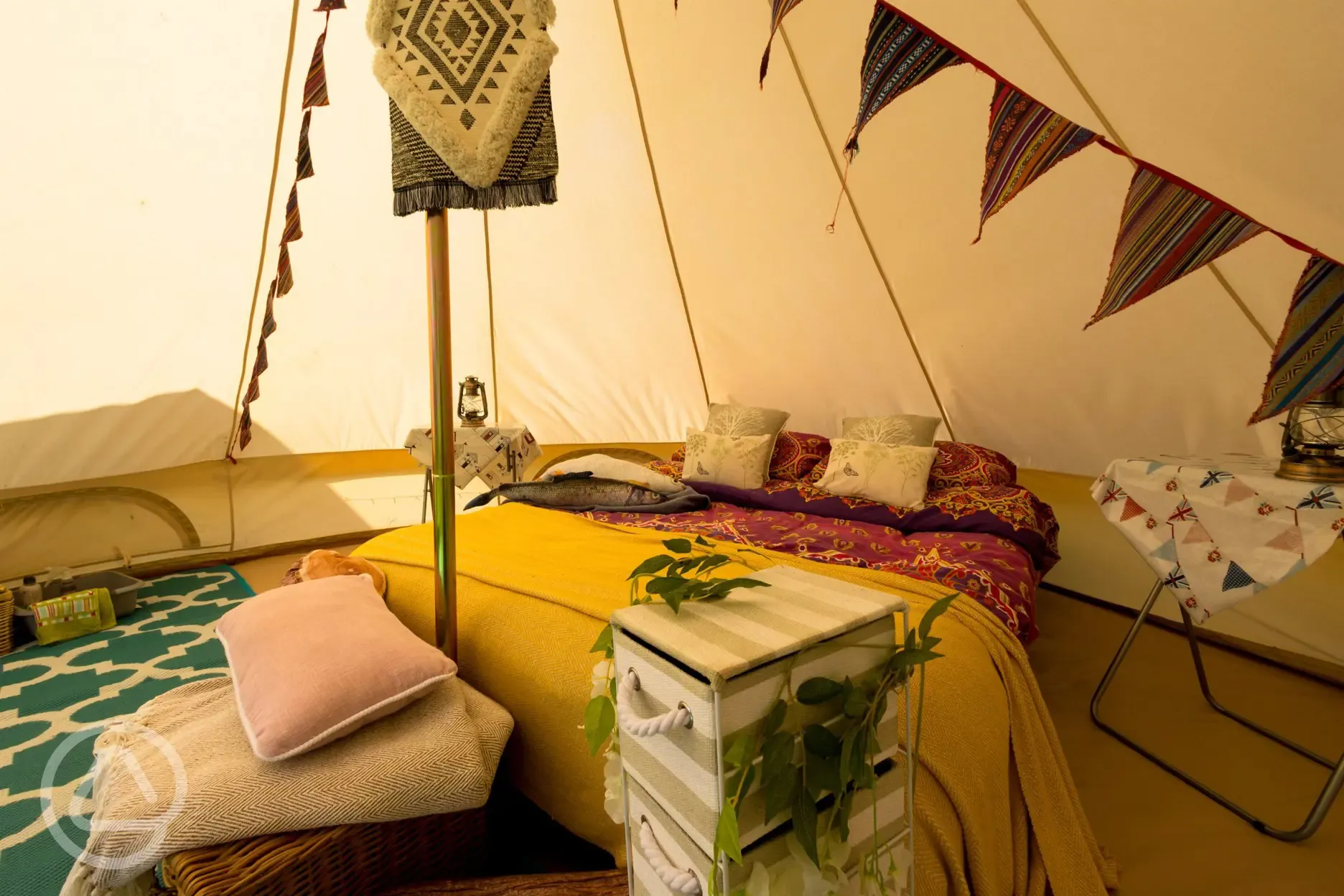 Bell tent-we provide all the essentials, just need 2 add you