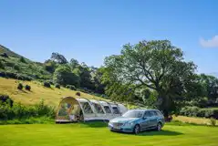 Non electric grass pitches at Trwyn yr Wylfa Camping Site