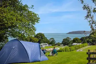 Trwyn yr Wylfa Camping Site, Penmaenmawr, Conwy