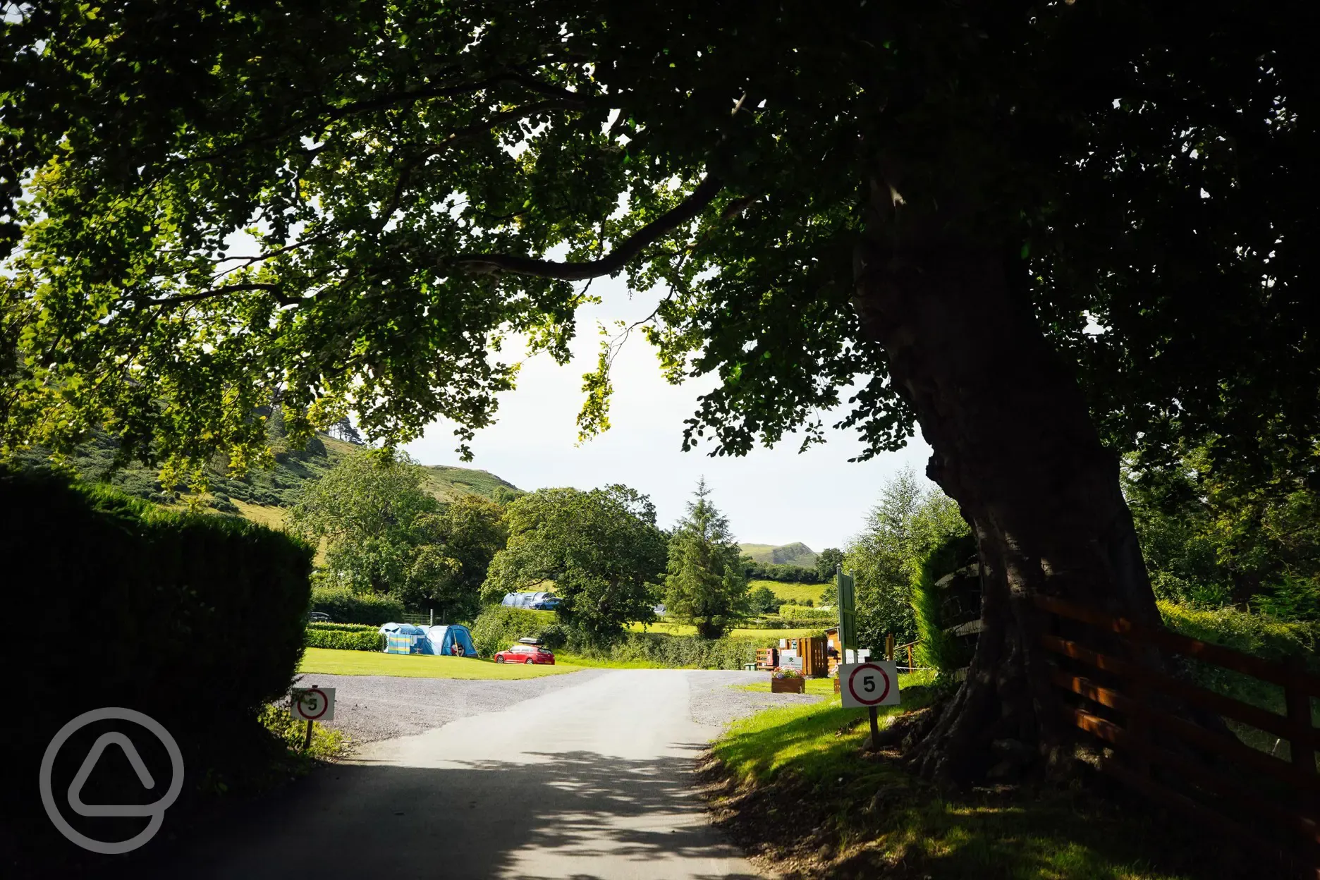 Path around the site