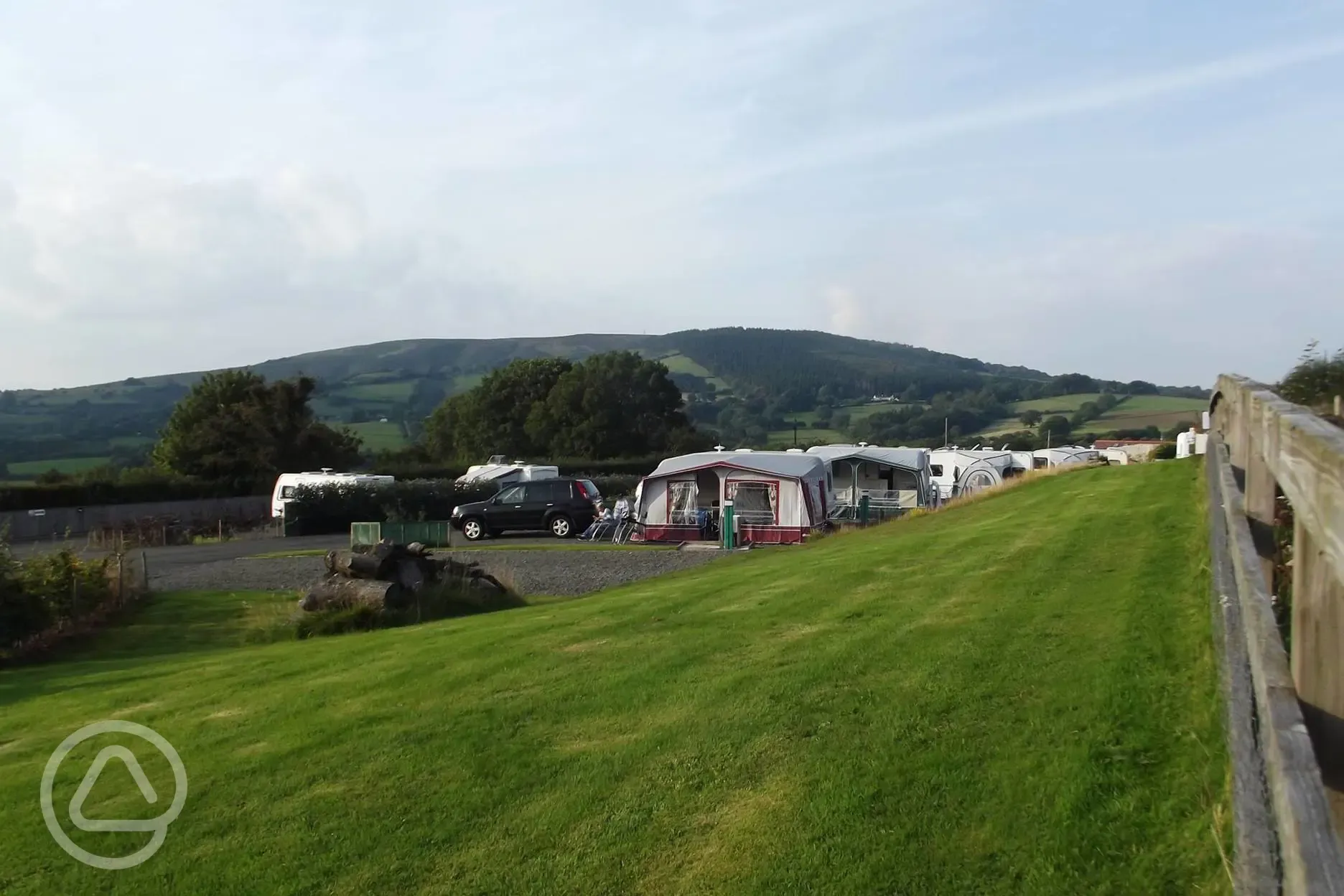 Wheathill Touring Park pitches