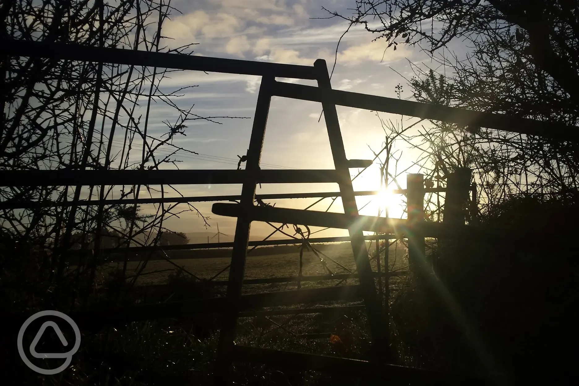 Sunrise through the gate