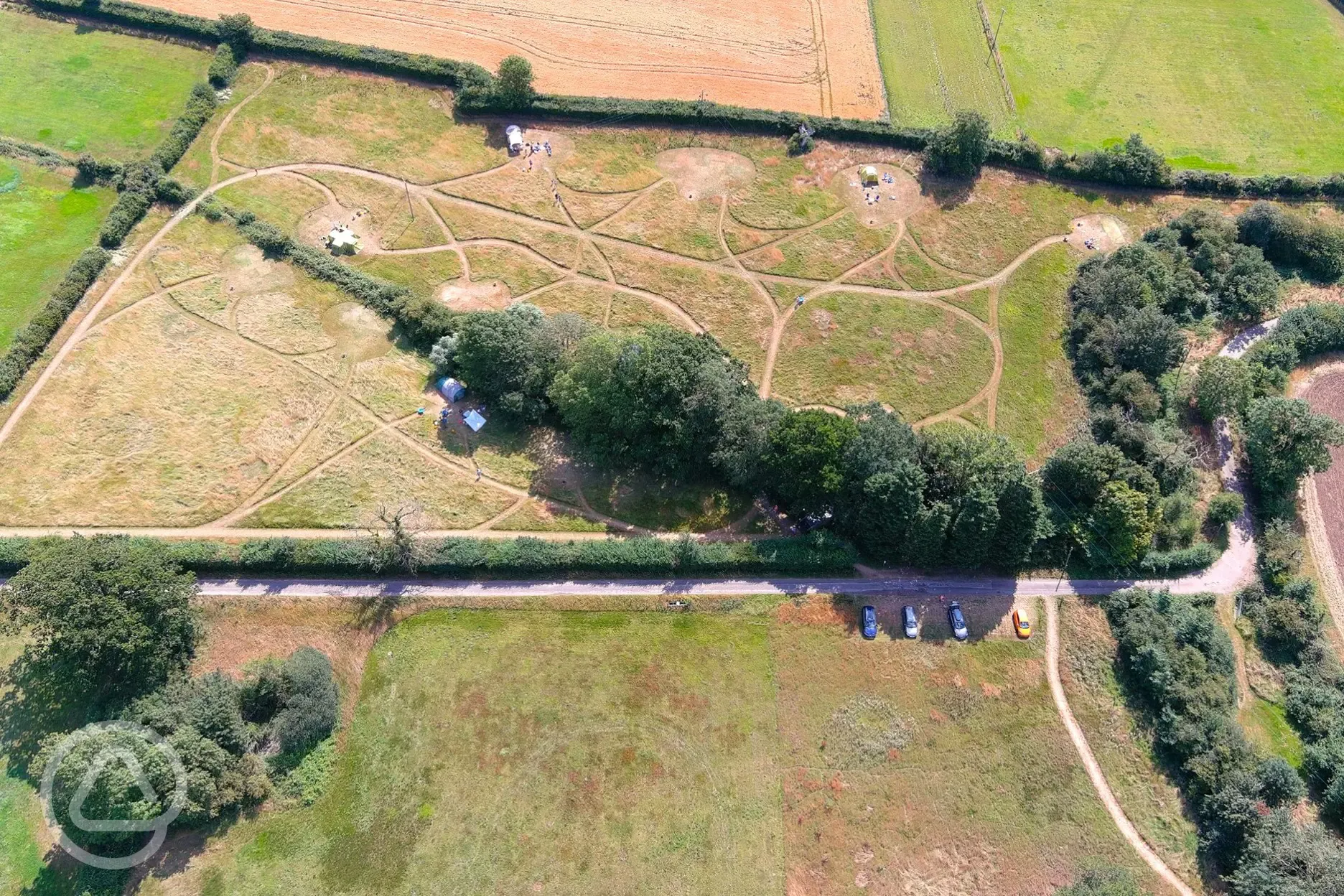 Aerial of Clover's Corner and Meadow Rise