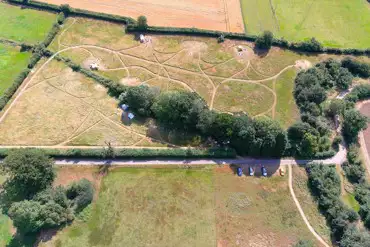 Aerial of Clover's Corner and Meadow Rise