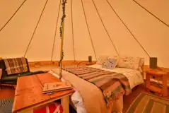 Bell tent interior