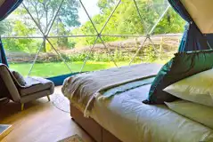 View from the Glamping Dome - Derwen View from the Glamping Dome - Derwen