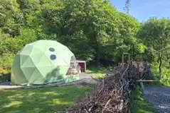 Glamping dome