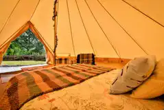 Bell tent interior