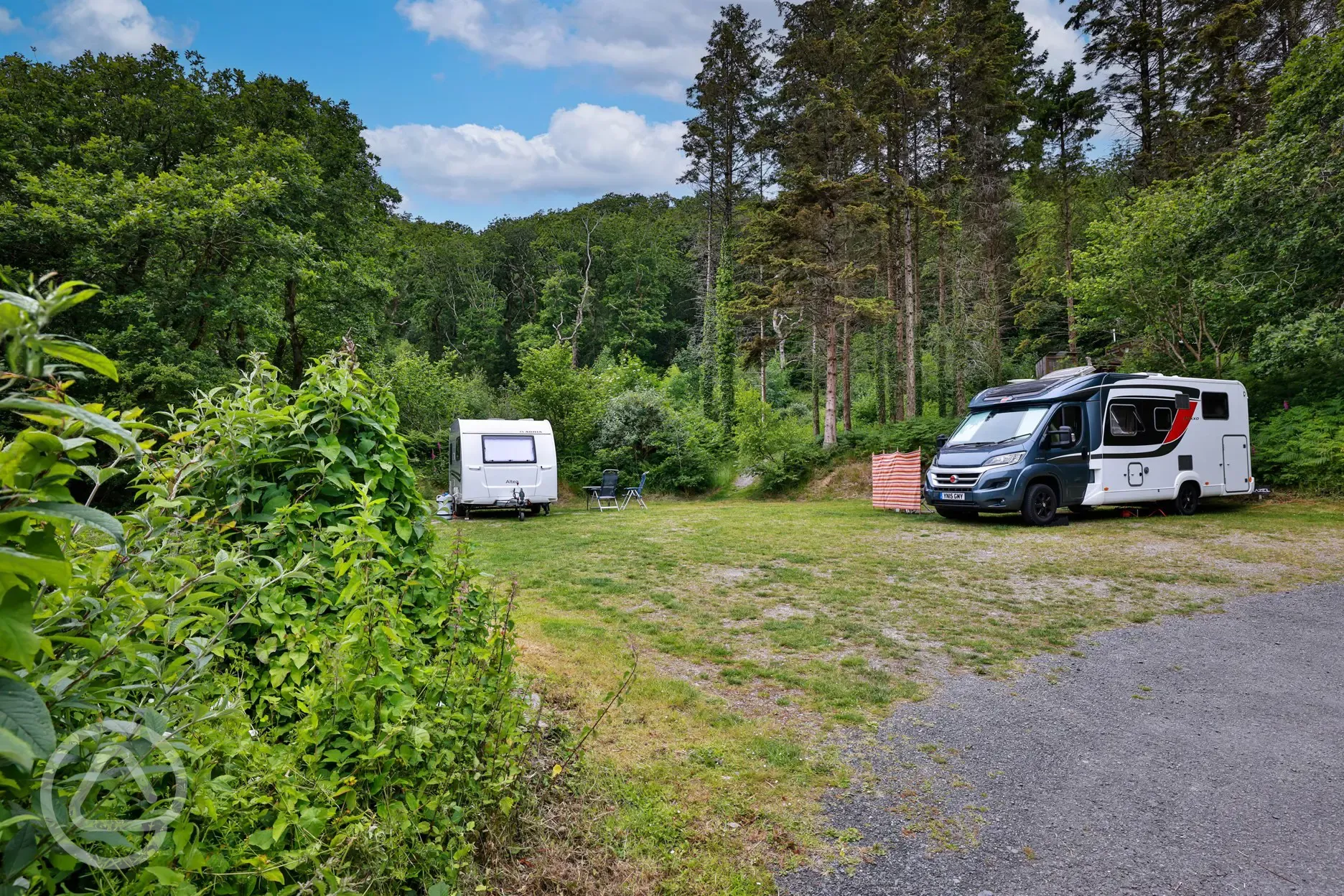 Upper Terrace touring pitches