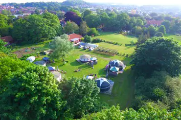 Aerial of the site