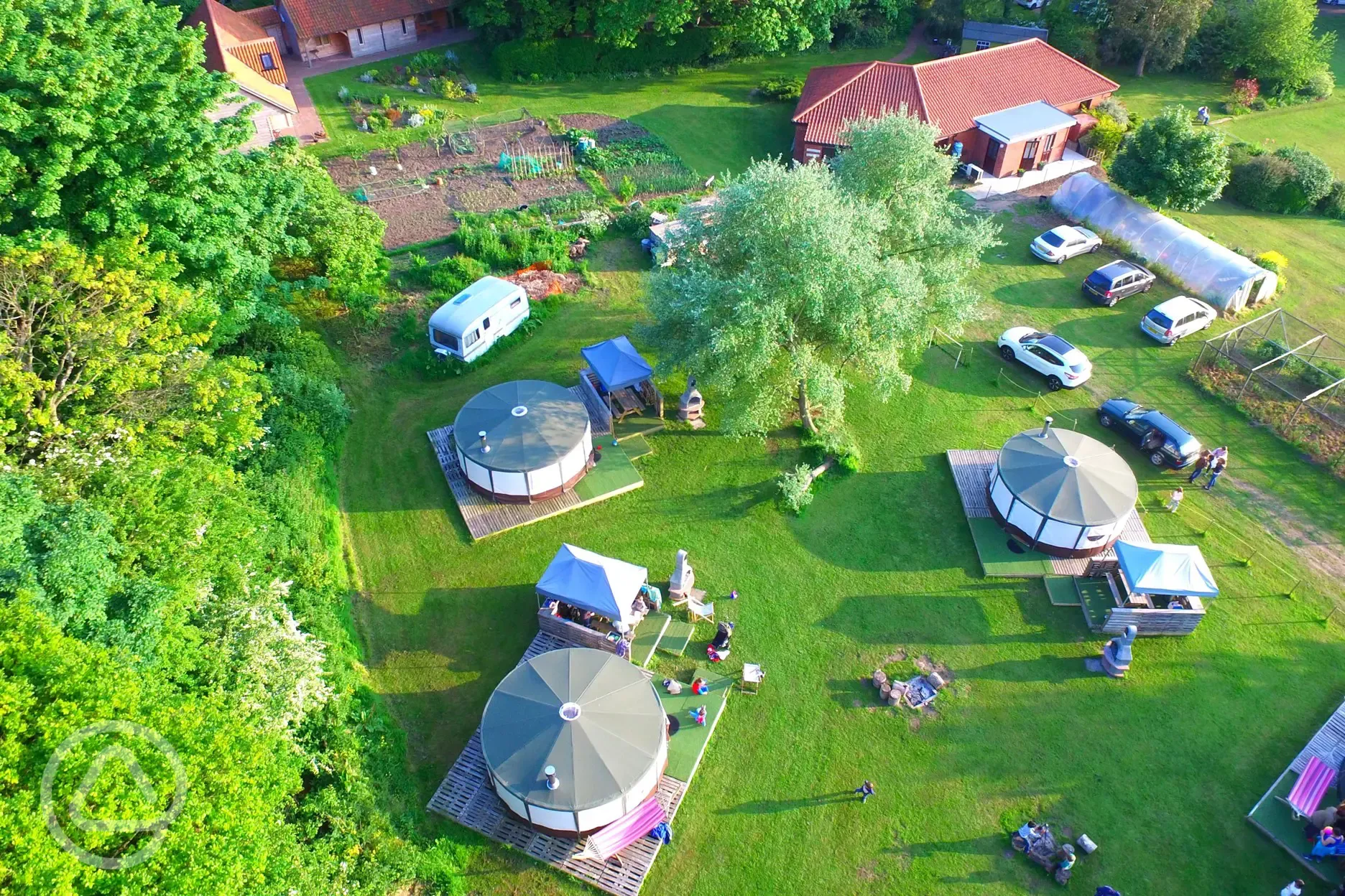 Aerial of the site