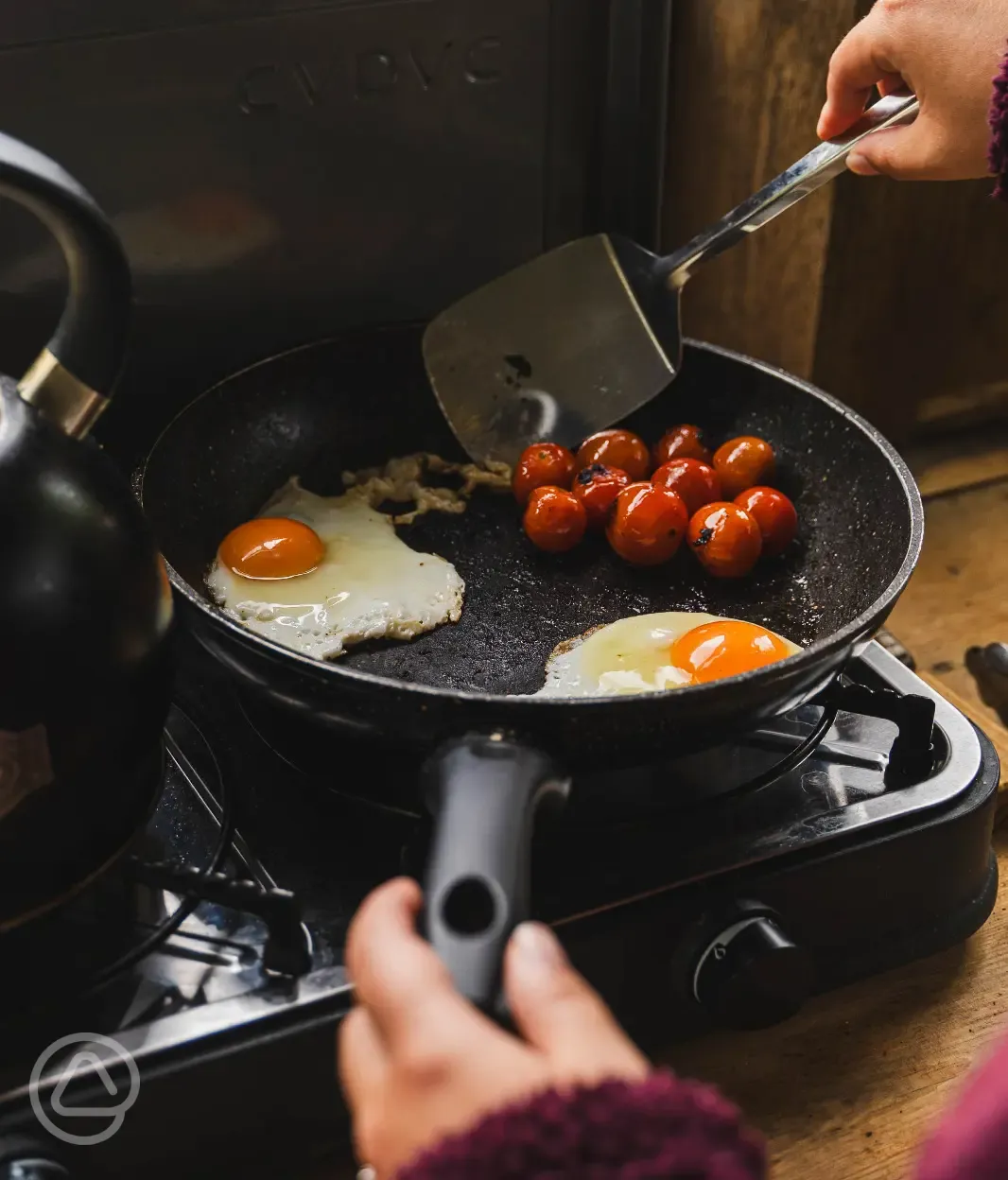 Cooking a breakfast