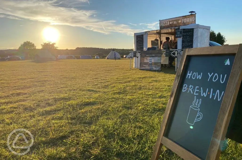 Visiting food truck