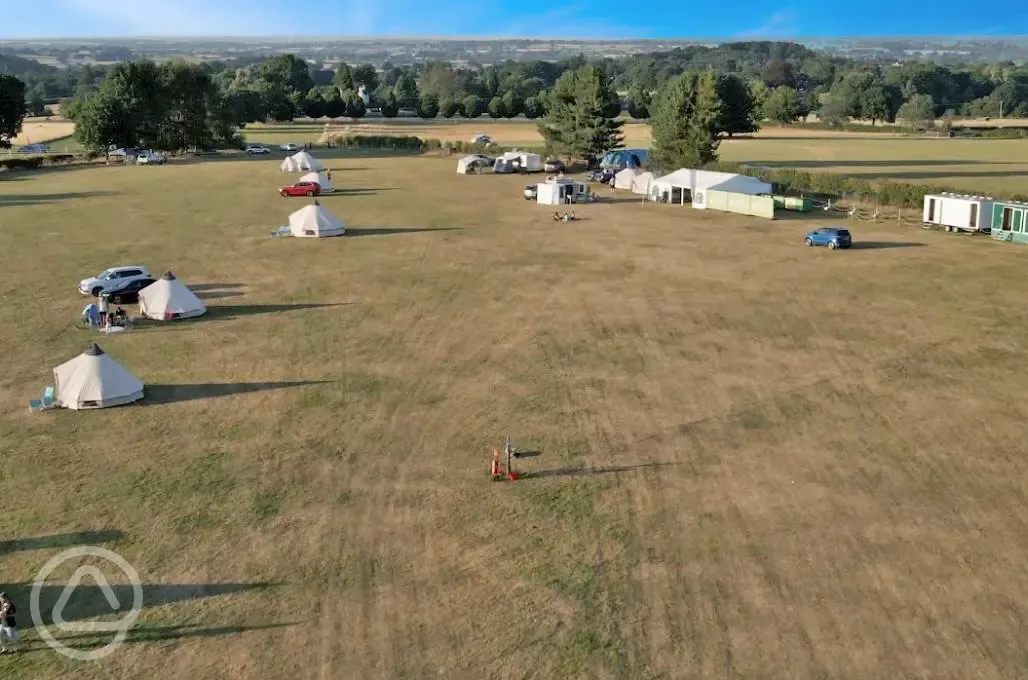 Aerial of the site