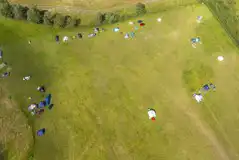 Aerial of the non electric grass pitches