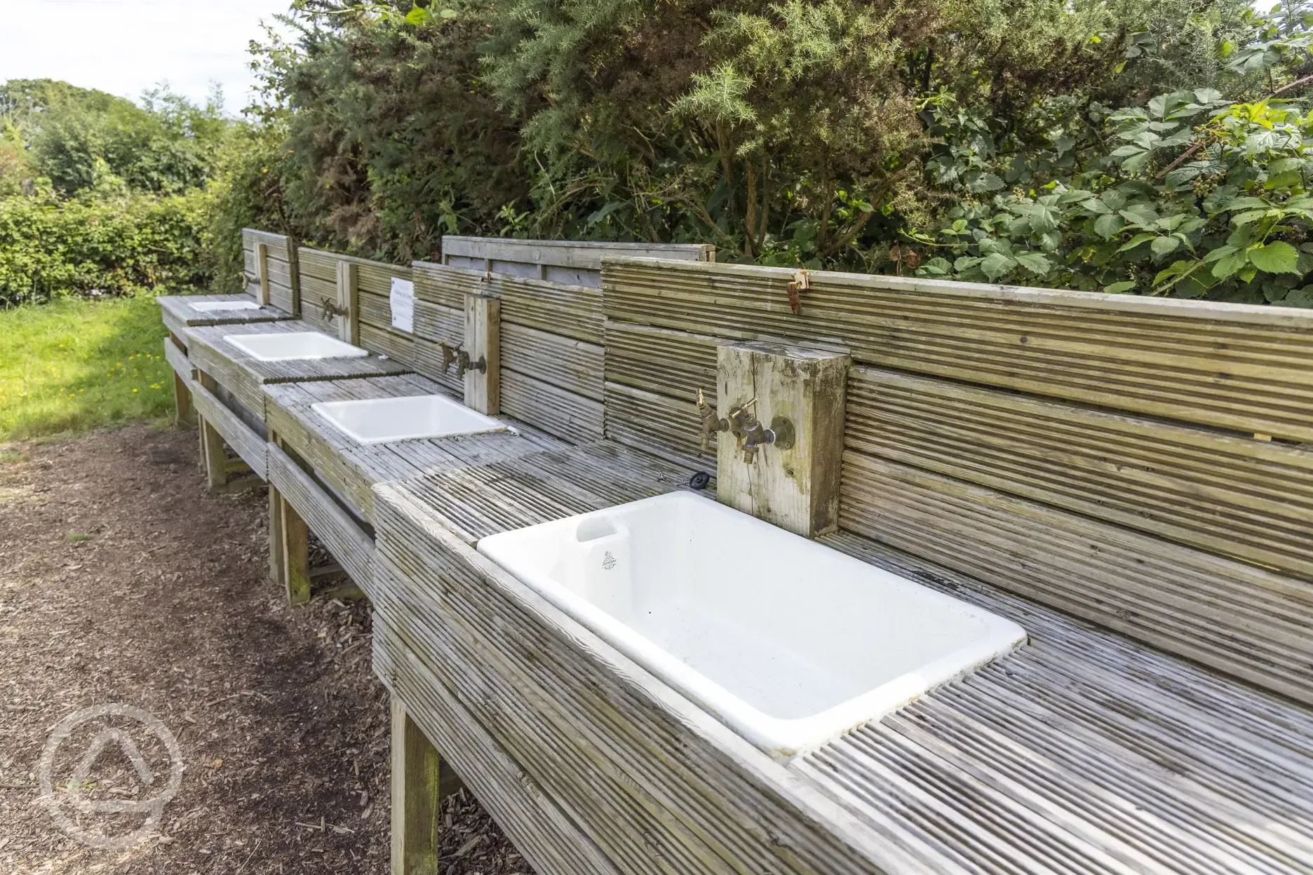 Washing up area