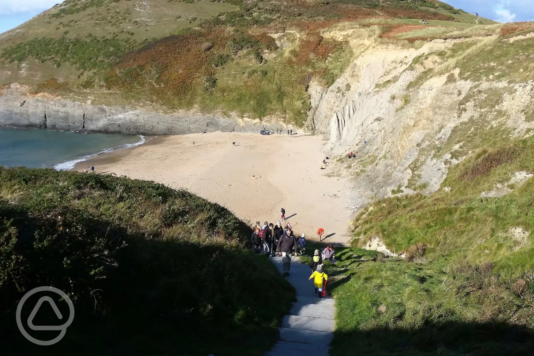 Mwnt beach