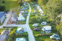 Aerial of the campsite