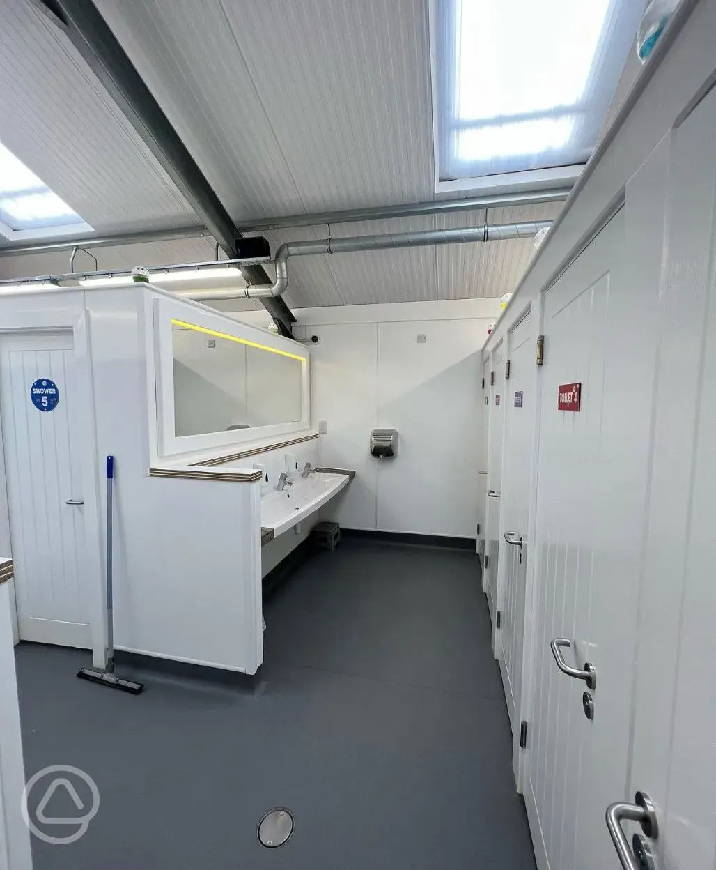 Toilets and sinks