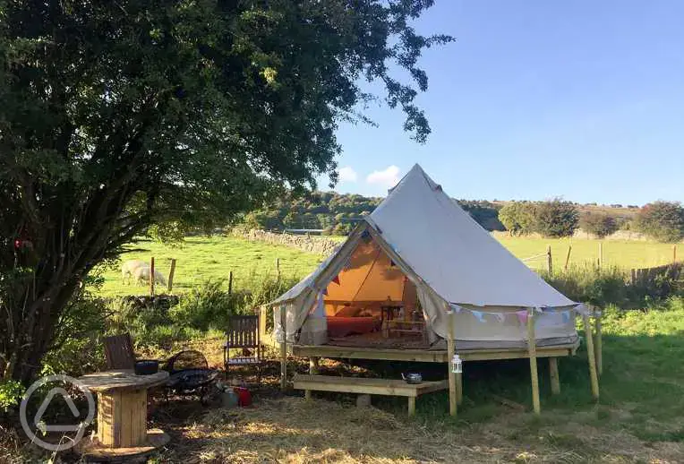 Hilltop bell tent