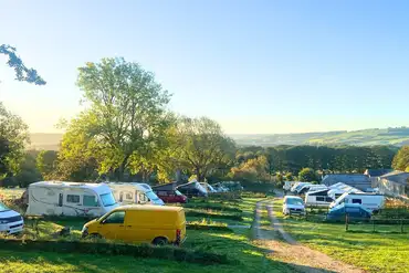 View of Dale Farm Rural Campsite
