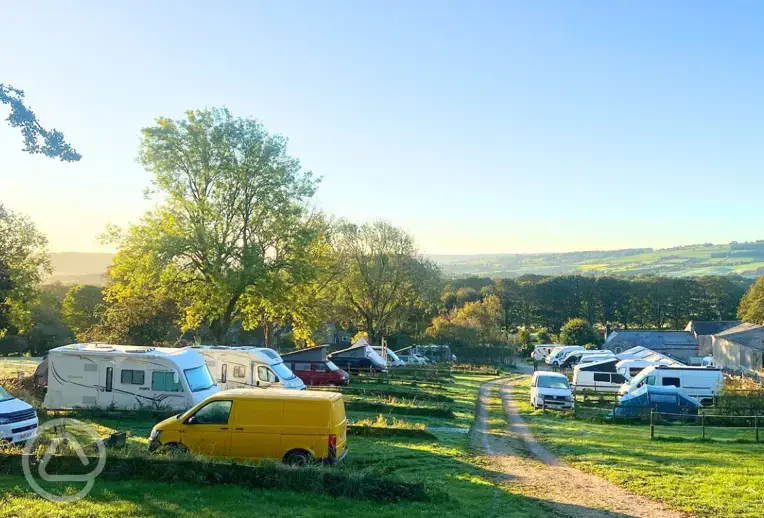 View of Dale Farm Rural Campsite