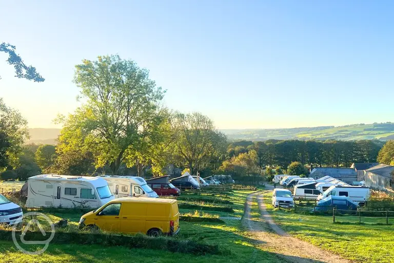 View of Dale Farm Rural Campsite