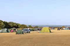 Non electric grass tent pitches