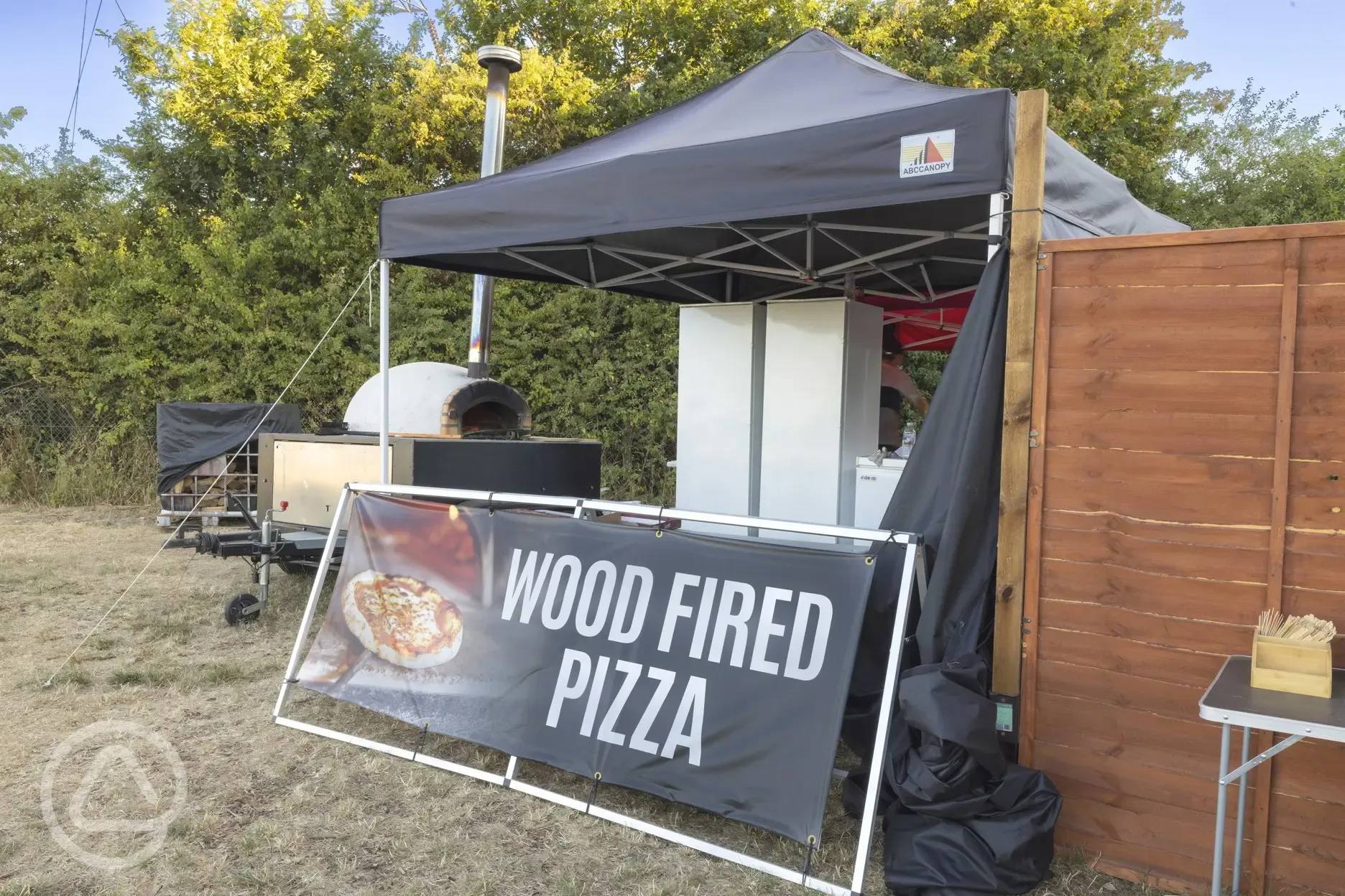 Wood fired pizza available