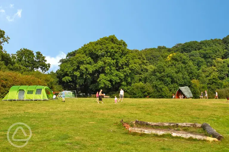 Non electric tent pitches